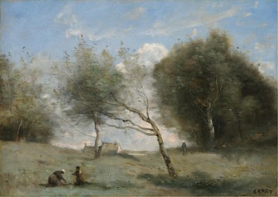 The Meadows of the Little Farm by Jean Baptiste Camille Corot